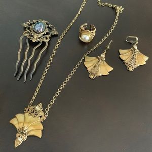 Art Deco costume jewelry set